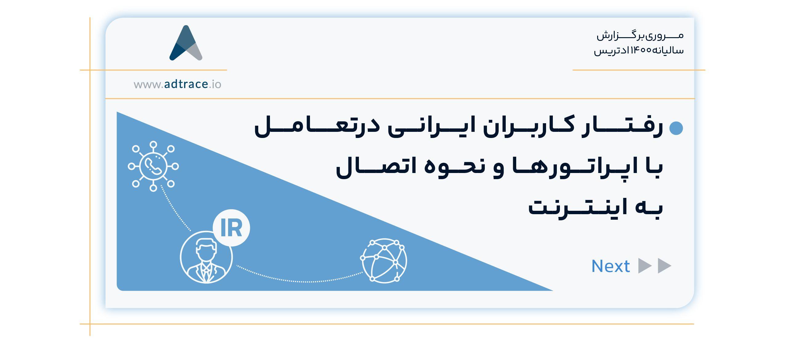 رفتار کاربران ایرانی درتعامل با اپراتور‌ها و نحوه اتصال به اینترنت